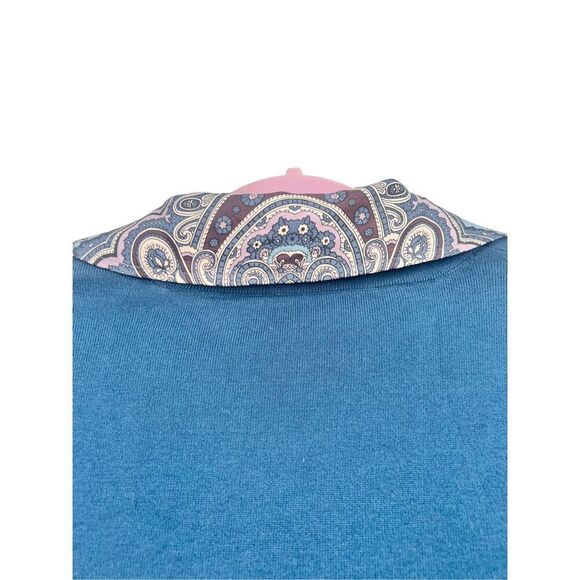 Ann Taylor long sleeve paisley blouse - Picture 7 of 10